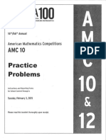 AMC 10 Practice Problems, 02-03-15 - 2 PDF