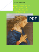 Lucas Dubreton J La Vida Cotidiana en FLORENCIA en Tiempo de Los MEDICIS PDF