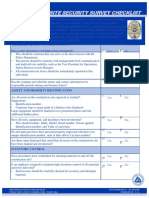 Construction Site Security Survey Checklist