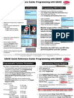 DAVIE Quick Ref Guide 2012 - Programming