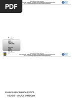 Planificare Calendaristica Clasa Pregatitoare 2017 2018