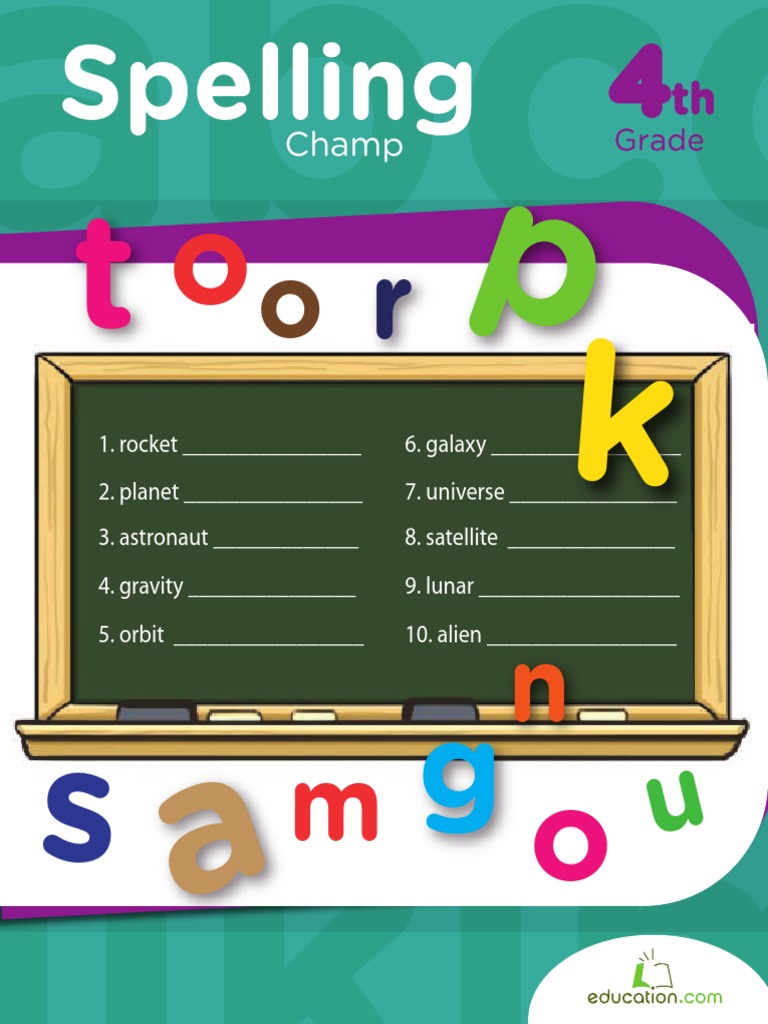 Spelling Champ - Grade 4 | PDF | Linguistics | Languages