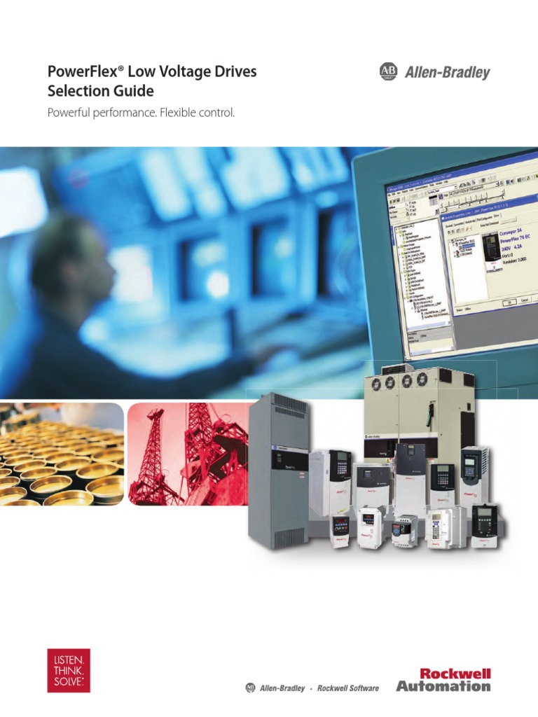 PowerFlex Low Voltage Drives Selection Guide | Automation | Embedded System