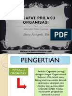 Filsafat Prilaku Organisasi (Beny. A)