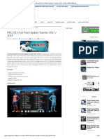 PES 2013 Full Patch Update Transfer 2017 - 2018 - IBRASoftware