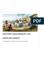 History of African Dance