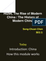 HI294, The Rise of Modern China / The History of Modern China