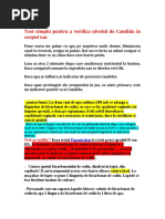 Download Test Simplu Pentru a Verifica Nivelul de Candida in Corpul Tau by ariana SN36896939 doc pdf