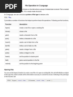 Lecture 9 File Operation