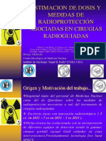 Estimación de dosis y medidas de radioprotección en cirugías radioguiadas