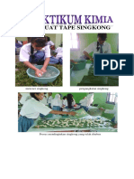 Membuat Tape Singkong