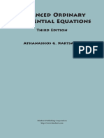 Advanced Ordinary Differential Equations: Third Edition Athanassios G. Kartsatos
