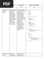 finished product and pictorial log