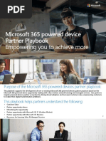 Microsoft 365 Powered Device Partner Playbook - V1