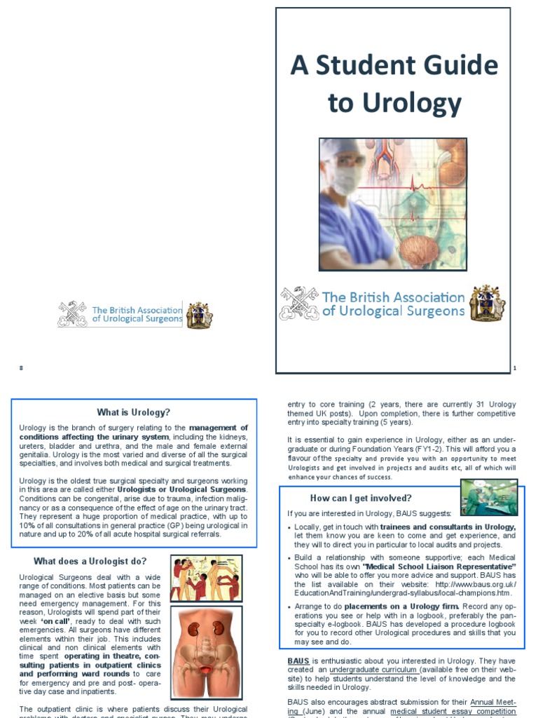 BAUS Student Guide To Urology PDF Urology Urinary Incontinence