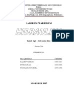 Laporan Praktikum Hidroteknik Unri 2017