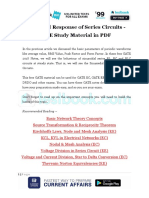 Sinusoidal Response of Series Circuits - GATE Study Material in PDF