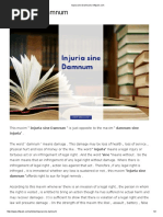 Injuria Sine Damnum _ Infipark