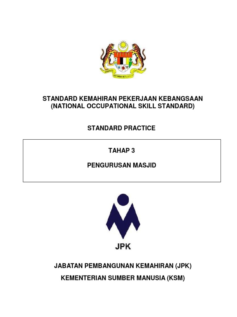 Noss Pengurusan Masjid Plan A Pdf