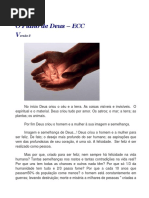 O Plano de Deus – ECC - II