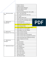 Daftar Aministrasi TK