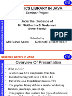 Graphics Library in Java: Seminar Project Under The Guidance of