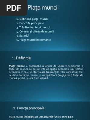 Curs Piata Muncii Pdf