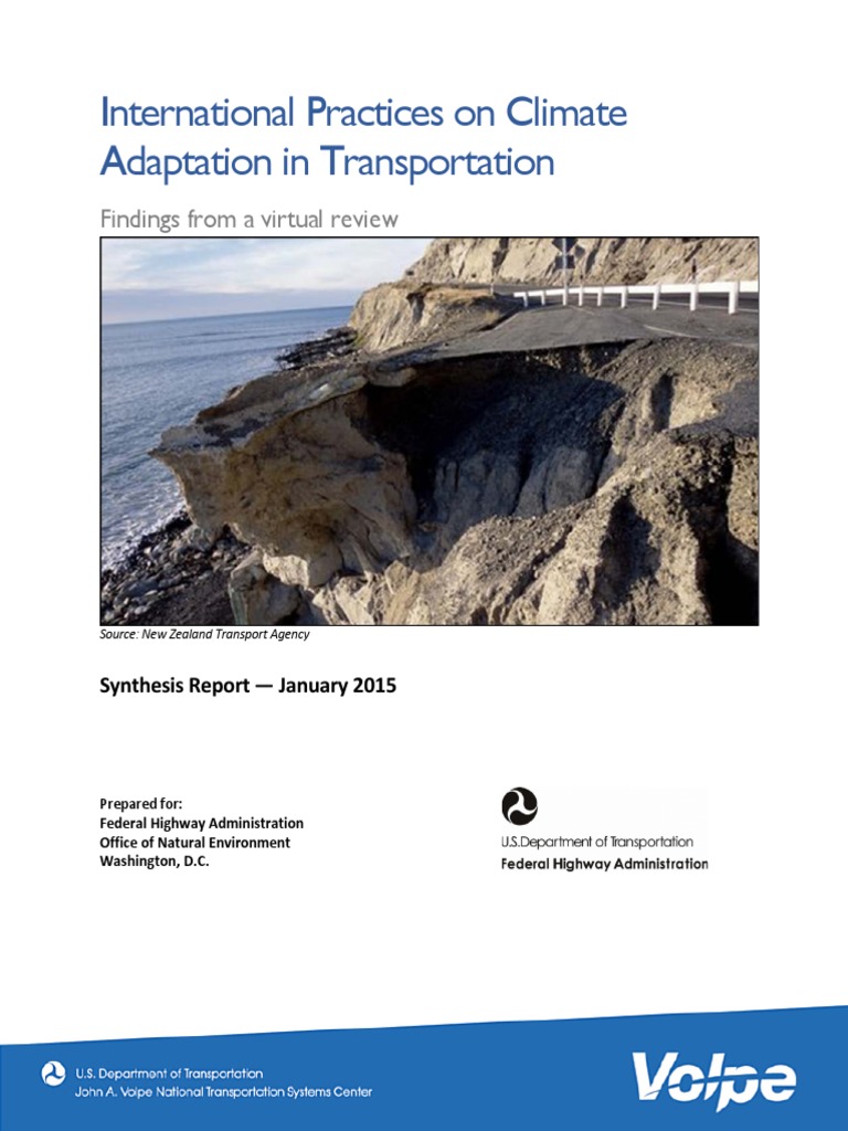 International Practices On Climate Adaptation in Transportation | PDF ...