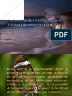 El Sistema de Acreditación de La Calidad Educativa