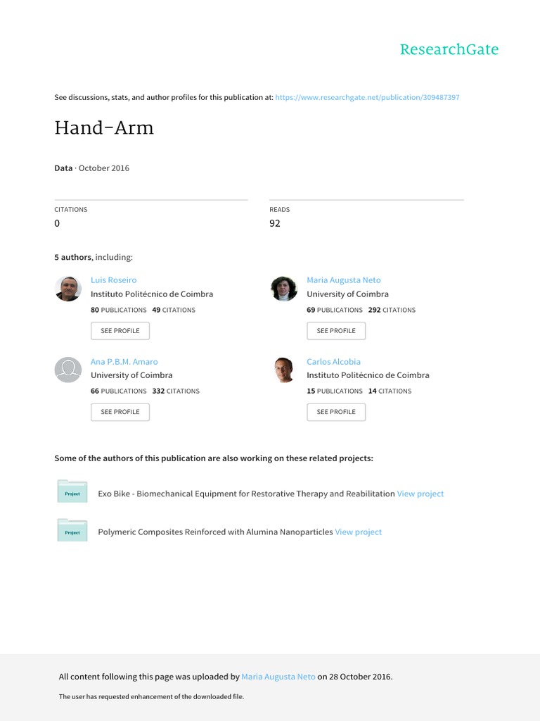 Hand-Arm: October 2016 | PDF | Transport | Sports