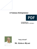 A Famous Entrepreneur: A Presentation By: Shraddha Agarwal - BPT09012