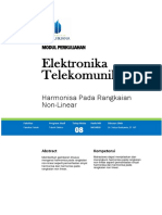 Modul Elektronika Telekomunikasi Harmonisasi Rangkaian Non Linier
