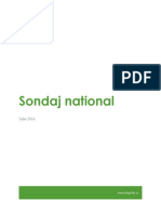 16.07.22 CSCI Sondaj National Iulie 2016