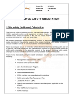 B.Employee Safety Orientation