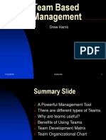 Team Based Management Final