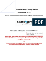 Sanctum Daily Vocabulary Dec 2017 Compilation