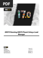 ANSYS Running ANSYS Fluent Using A Load Manager