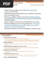 Download SWOT Analysis Indian Telecom Industry PPT by rahulkalra SN36901437 doc pdf