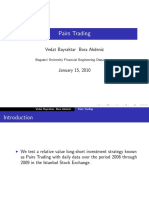 Pairs Trading Sunum