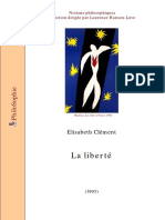 [Essais Philosophiques] Clement El. La Liberte 1995
