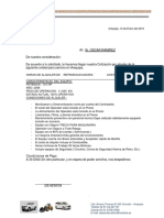 Cotizacion de Retroexcavadora Issa Peru Sac PDF