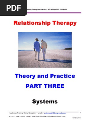 Relationship Therapy Part 3:- Family Systems