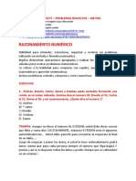 Exámenes del Senescyt - Problemas resueltos de razonamiento numérico