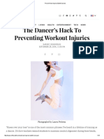 Prevent Knee Injuries Ballet Dancers