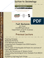 Fault Mechanism: Department of Earth Sciences Kfupm Ali Oncel Oncel@kfupm - Edu.sa