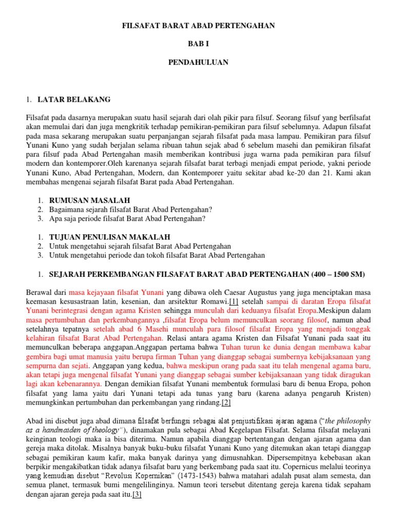 Filsafat Barat Abad Pertengahan