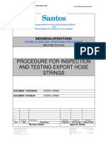 9812-MO-014-S-E Procedure for Inspection and Testing Export Hose Strings -R0