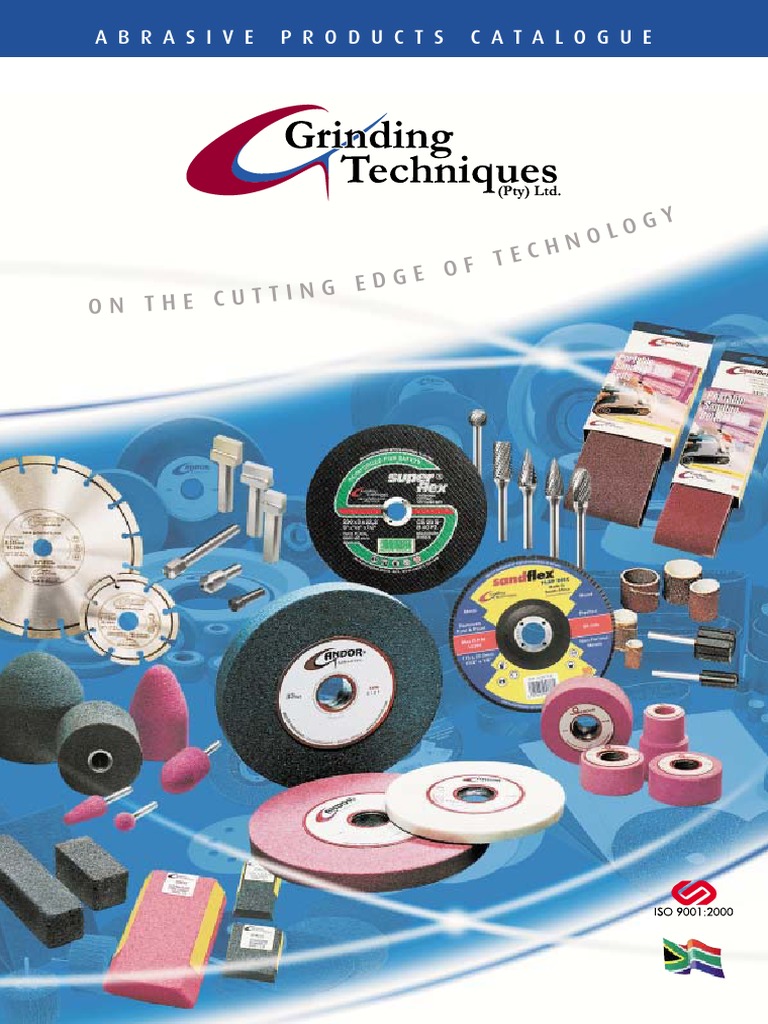 Abrasive Products Catalogue Guide | PDF | Abrasive | Grinding (Abrasive ...