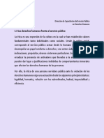 1.3 Los Derechos Humanos Frente Al Servicio Público