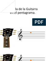 Ejercicios Pentagrama Guitarra